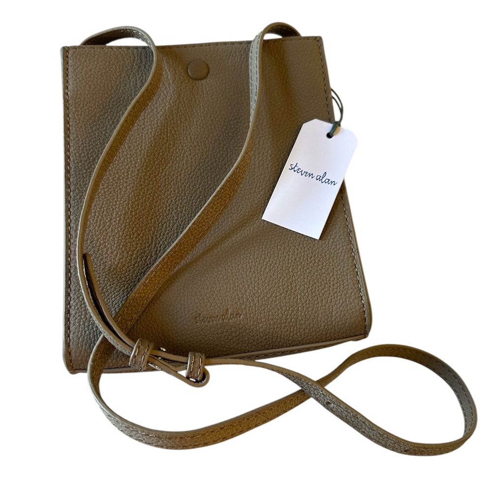 Steven Alan CAMDEN SMALL CROSSBODY BAG NWT Taupe Grey